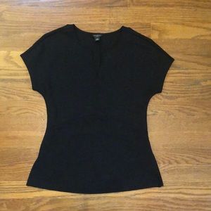Ann Taylor black peplum top
